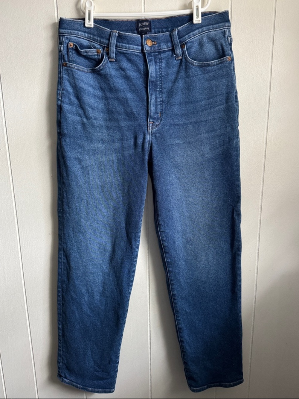 J. Crew Women's Stovepipe Jeans in Indigo Blue Sz 30